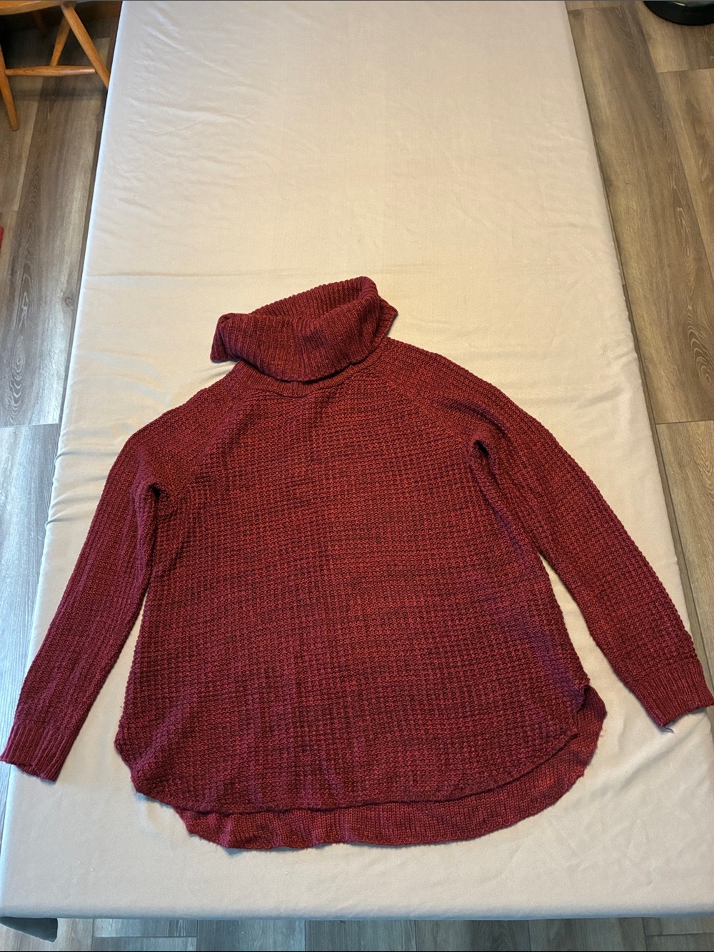 It's Our Time Burgundy Cowl Neck Sweater